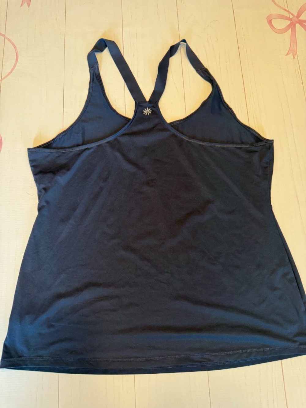 Athleta Rally Up Racerback Tank Navy Size L - Picture 3 of 3